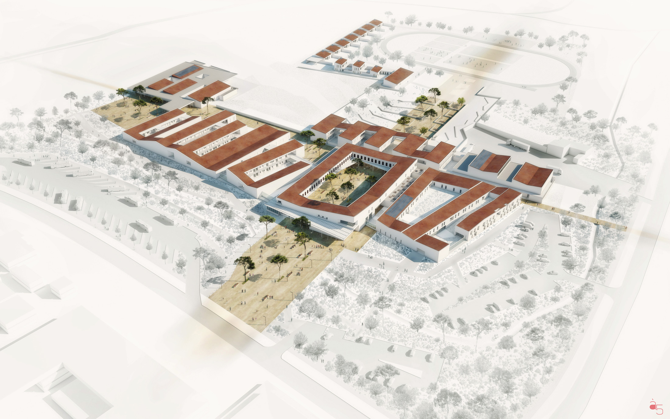 Lycée ERNEST FERROUL - Visuel 2-3dvisualization-cgi-archiviz-cgarchitect-architecture-renderviz