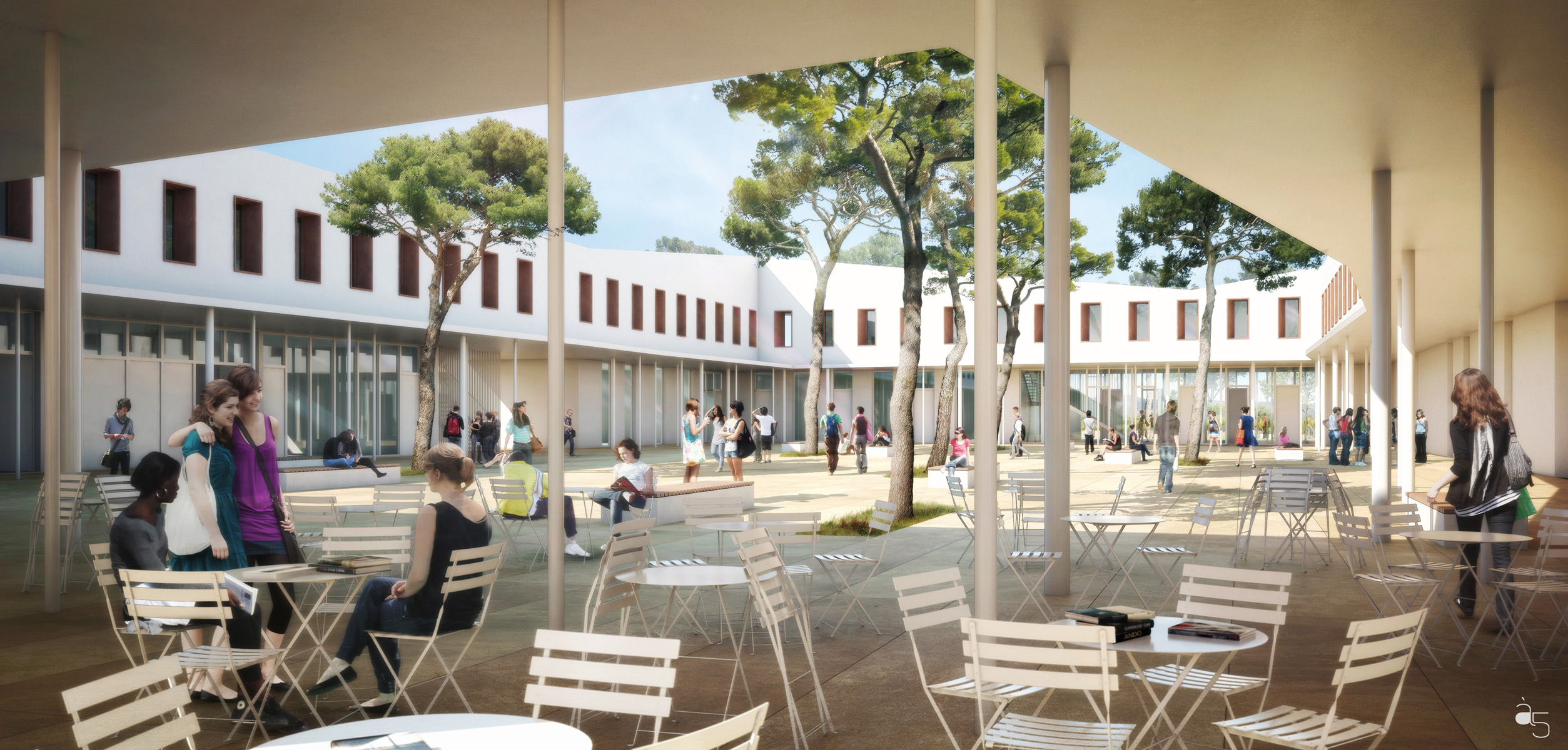 Lycée ERNEST FERROUL - Visuel 3-3dvisualization-cgi-archiviz-cgarchitect-architecture-renderviz