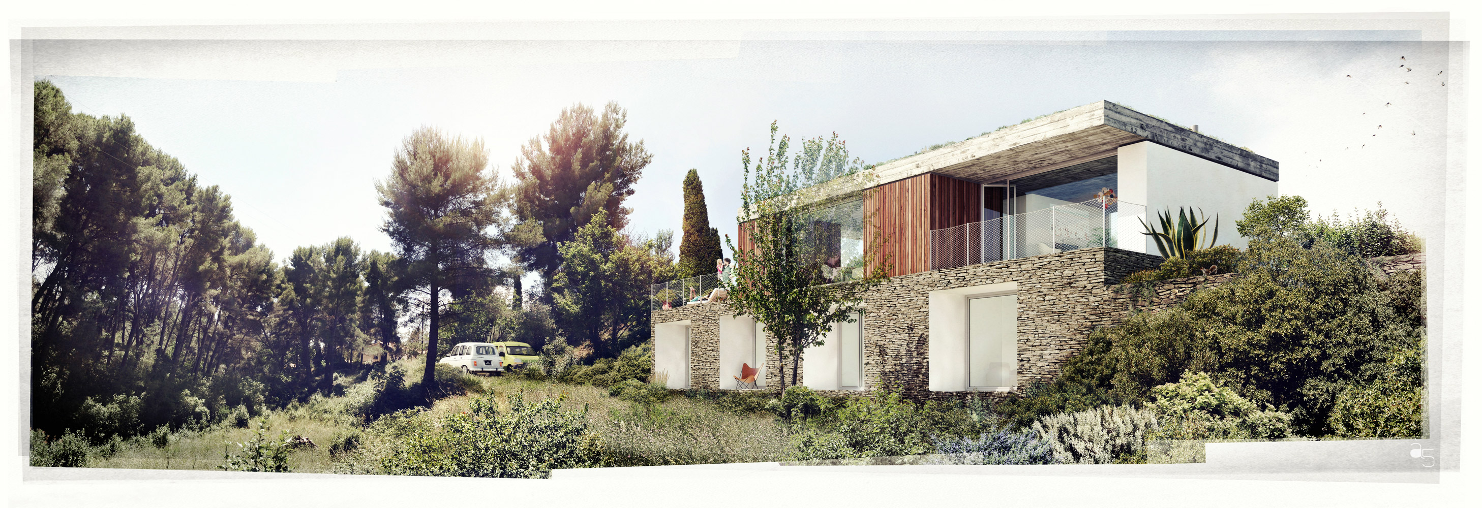 Maison 4, Saint Cyr - Visuel 3-m3a architectes-3dvisualization-cgi-archiviz-cgarchitect-architecture-renderviz-image de synthèse-architecture