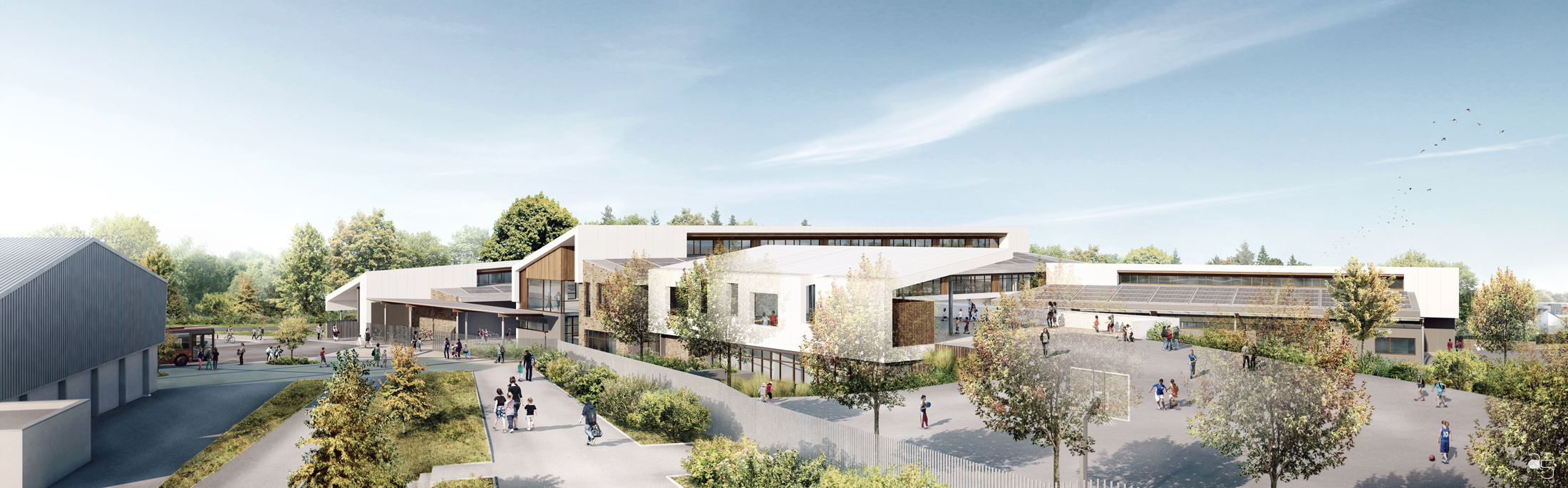 dcl architecte Concours groupe scolaire Orvault-01