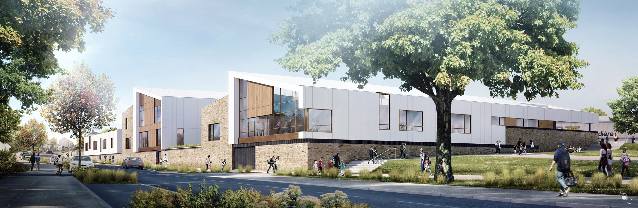 DCL Architectes - Concours groupe scolaire Orvault