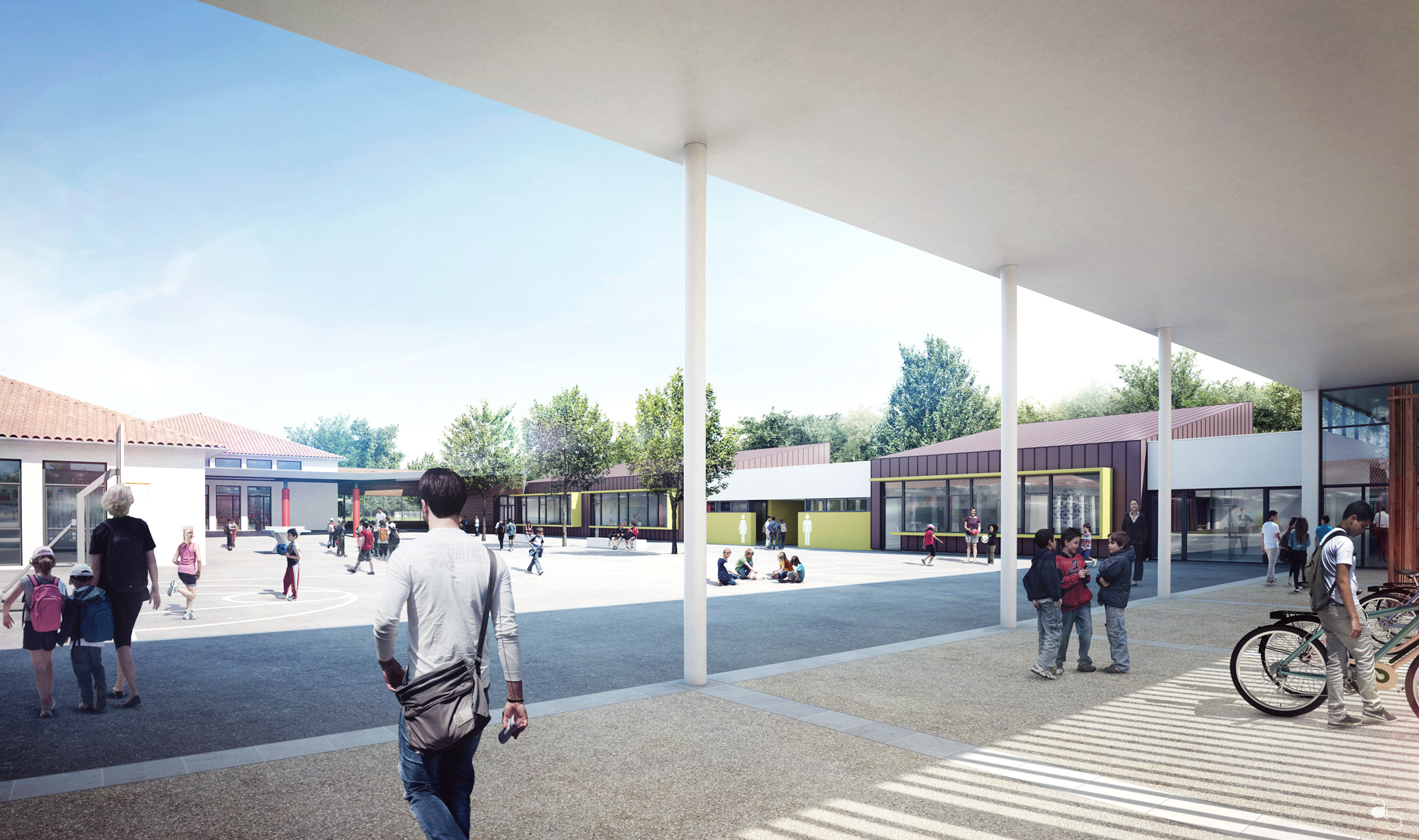 EXTENSION REHABILITATION Groupe Scolaire Pablo NERUDA  <br \>  Poitiers