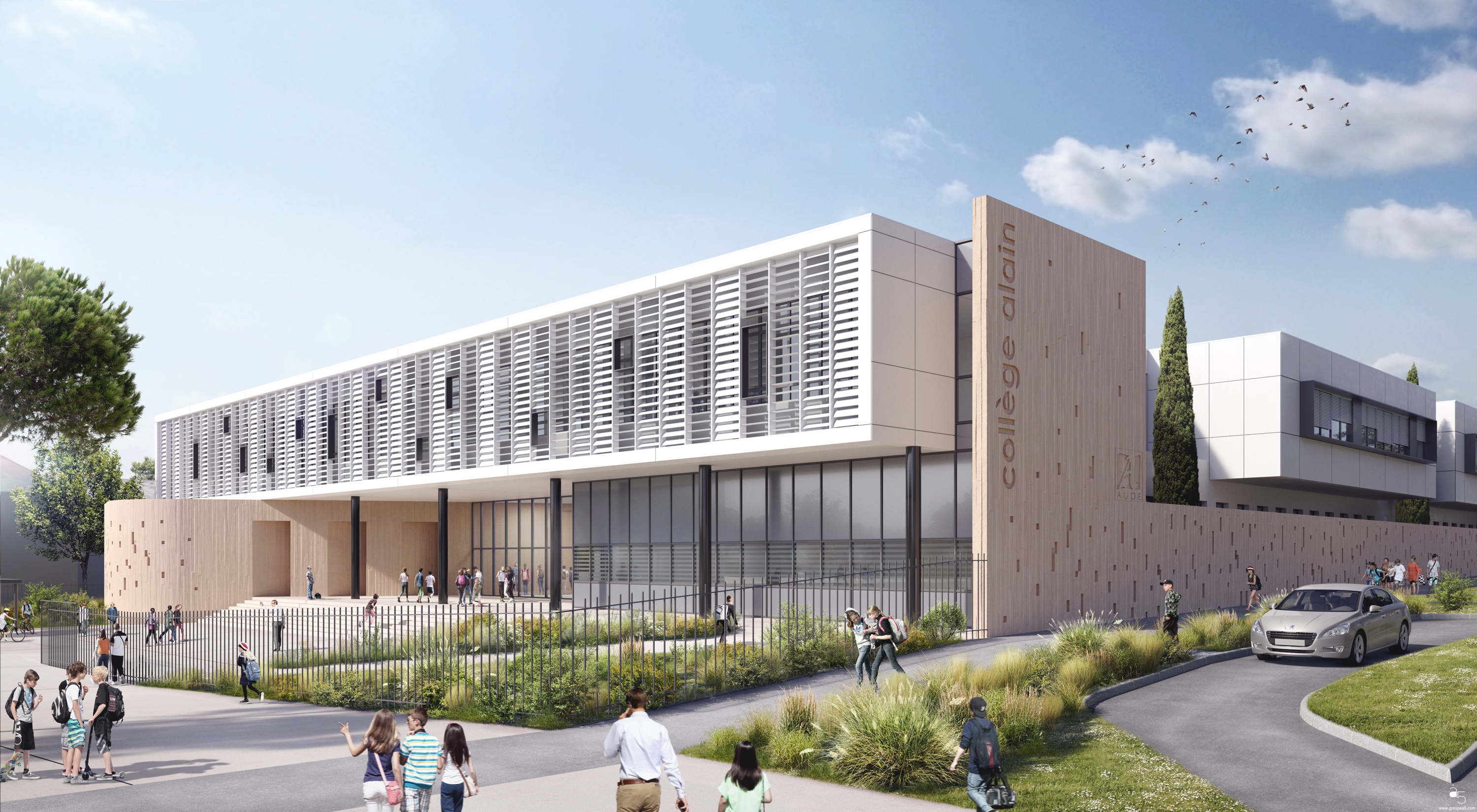 Hellin-Sebbag_Architectes_concours_collège_Alain_Carcassonne-3dvisualization-cgi-archiviz-cgarchitect-architecture-renderviz-image de synthèse-architecture