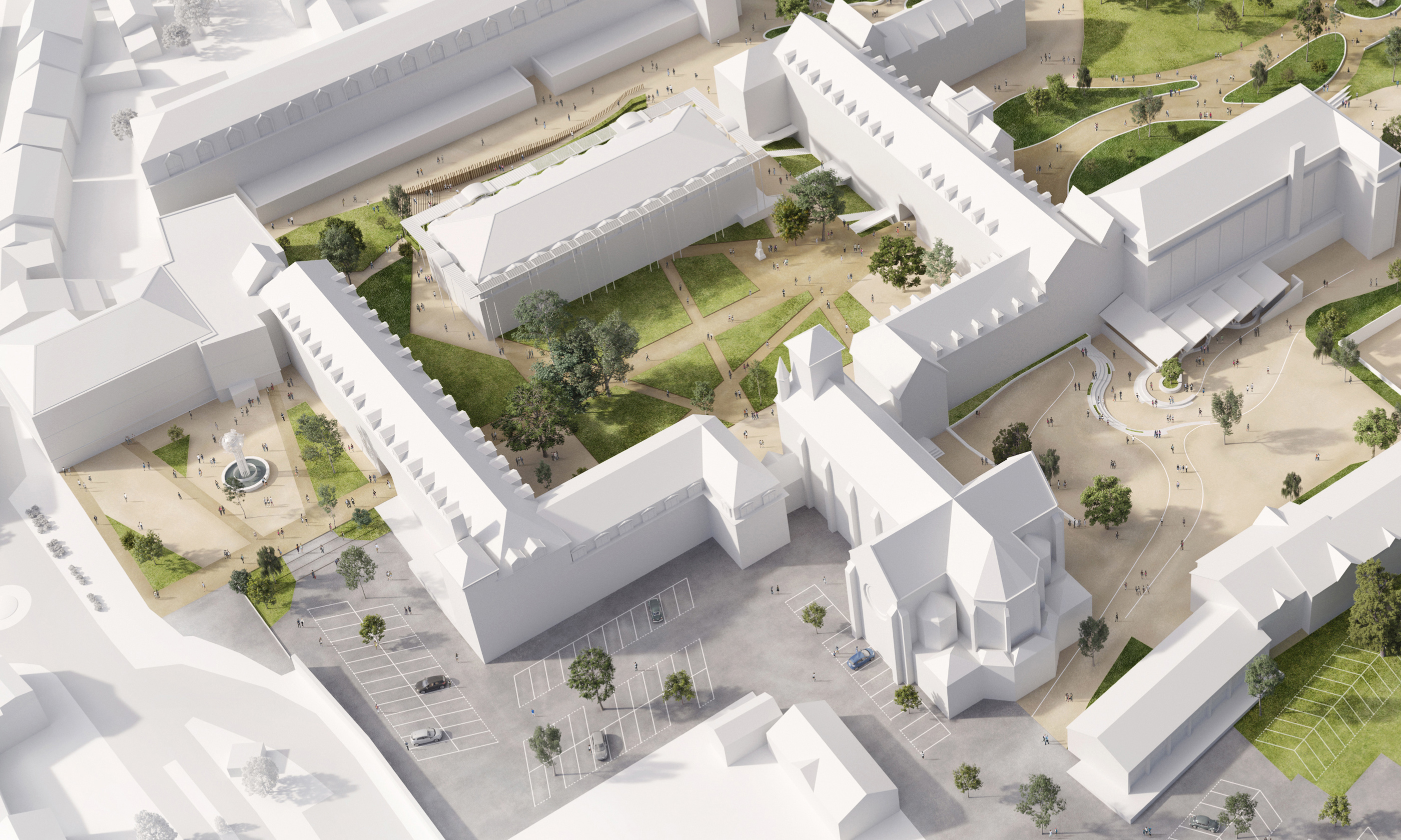 atelier 360 - paysagiste nantes - institution saint gabriel - saint laurent sur sèvres - render - images de synthèses - nantes - archiviz - groupea5