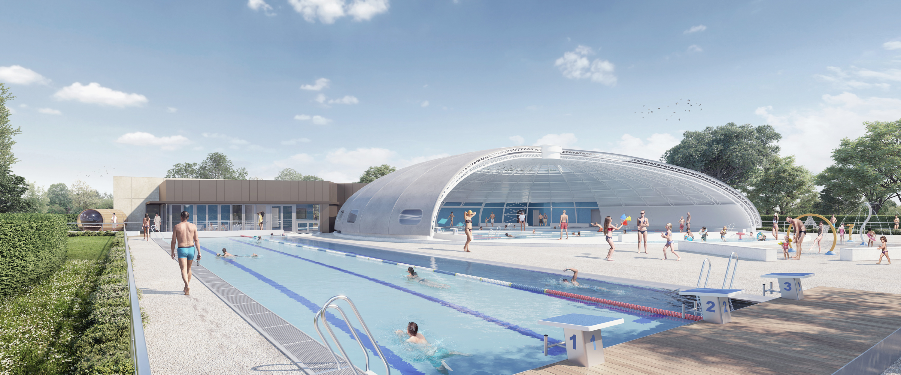 arcos b-concours piscine-piscine tournesol- braud saint louis-image 3D-render-archiviz-image de synthèse-architecture-archi-archiviz-photoshop-cgtop-3D-cgartist-archdaily-architecturecompetition-allofrender-whatarender