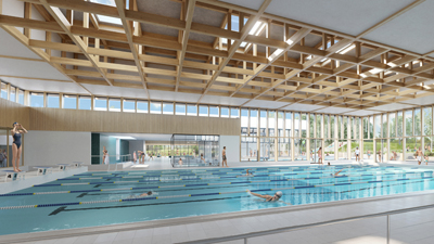 image 3D-render-archiviz-image de synthèse-Maison de santé-les marronniers-architecture-archi-archiviz-photoshop-cgtop-3D-cgartist-archdaily-architecturecompetition-allofrender-whatarender-complex sportif-grand Pontarlier-centre aquatique-ARCOS B-projet lauréat-architecture-2023