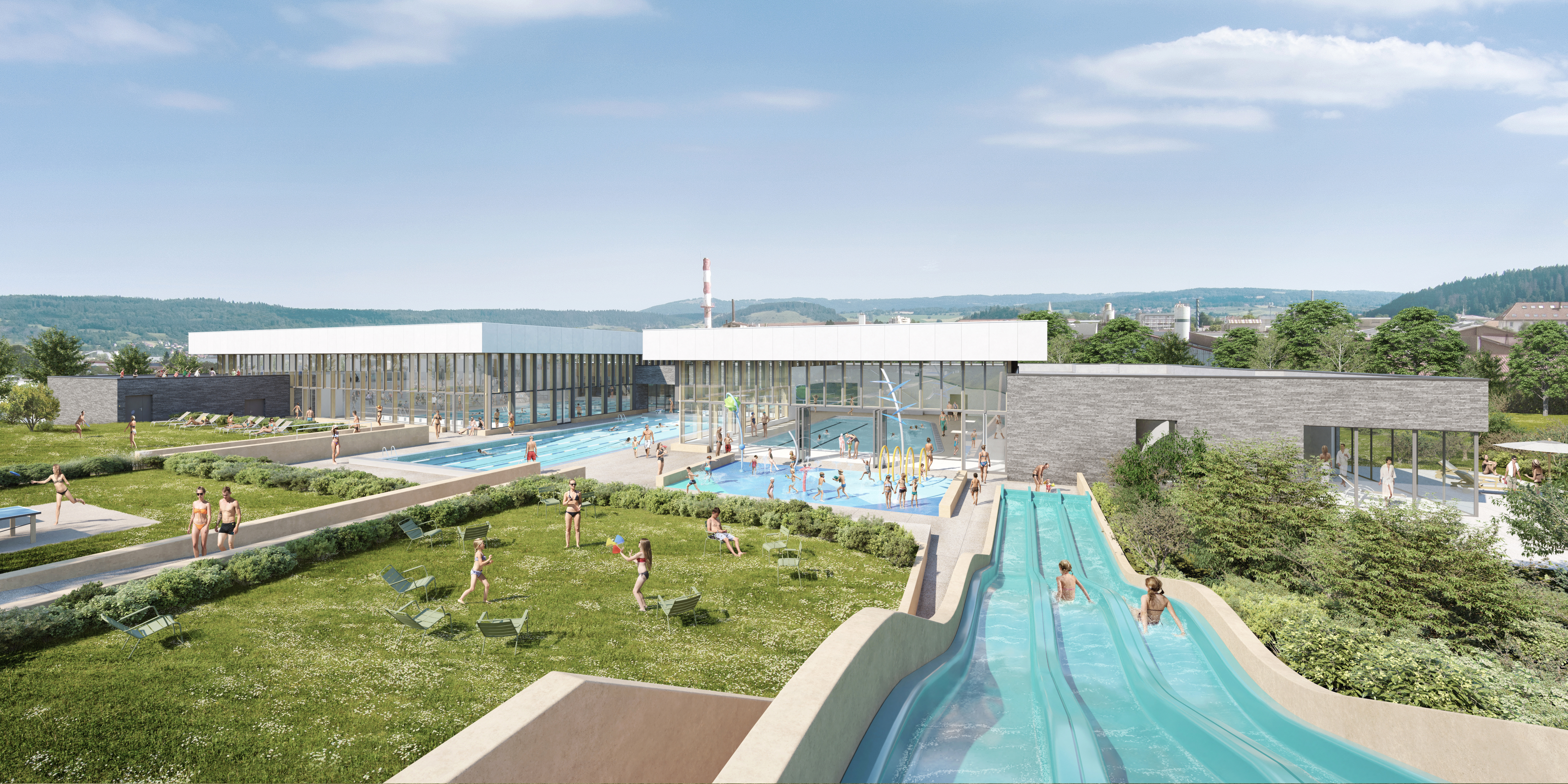 image 3D-render-archiviz-image de synthèse-Maison de santé-les marronniers-architecture-archi-archiviz-photoshop-cgtop-3D-cgartist-archdaily-architecturecompetition-allofrender-whatarender-complex sportif-grand Pontarlier-centre aquatique-ARCOS B-projet lauréat-architecture-2023