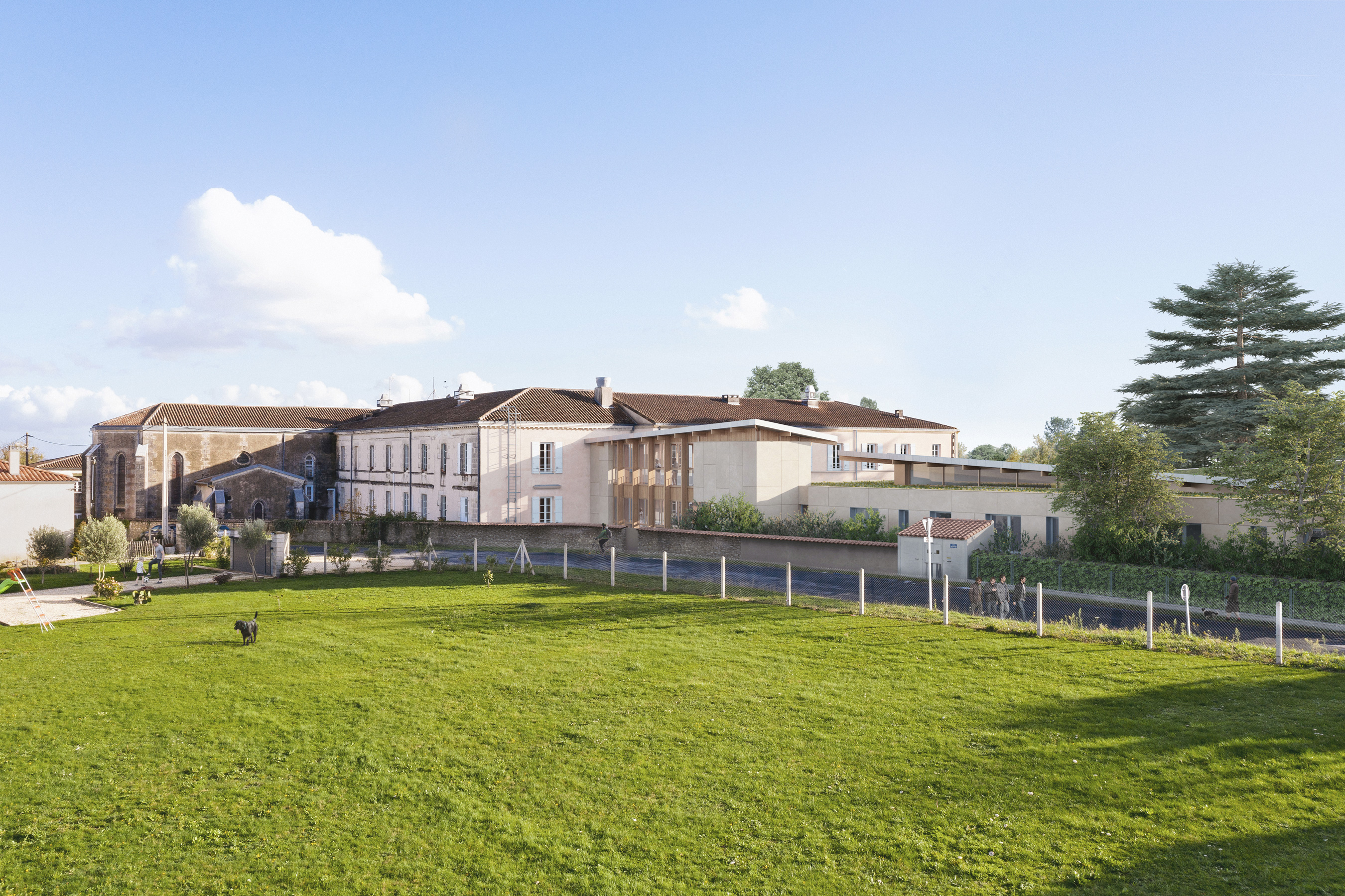 DUCLOS Architectes-Riboulot-Kester-image 3D-render-archiviz-image de synthèse-Maison de santé-les marronniers-architecture-archi-archiviz-photoshop-cgtop-3D-cgartist-archdaily-architecturecompetition-allofrender-whatarender